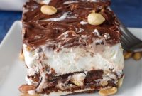 Homemade Buster Bar Ice Cream Cake Recipe