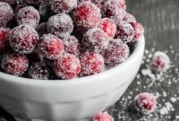 How to Make Sugared Cranberries for Garnish and Desserts