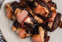 Air Fryer Bacon-Wrapped Dates Recipe