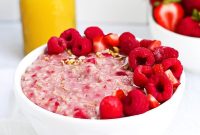 Creamy Raspberry Oatmeal Recipe