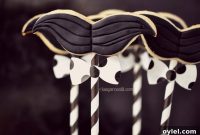 Movember Mustache Cookie Pops Recipe