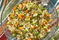 Cauliflower Rice Pilaf with Fresh or Frozen Vegetables