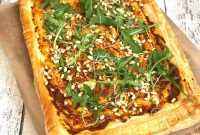 Savory Goat Cheese Tart Recipe with Flaky Crust