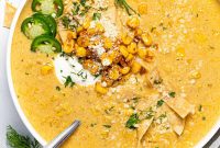 Creamy Elote Soup (Mexican Street Corn)