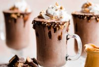 Creamy Homemade Peanut Butter Chocolate Milkshake