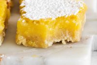 Zesty Gluten-Free Lemon Bars Recipe