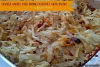Copycat Cracker Barrel Hash Brown Casserole Recipe with Bacon