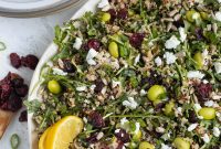 Quinoa and Arugula Salad with Goat Cheese Recipe