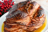 Maple-Glazed Christmas Ham Recipe
