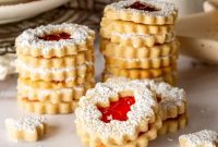 Classic Linzer Cookies with Raspberry Jam