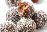 Vegan Salted Caramel Peanut Butter Bliss Balls