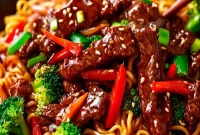 Sticky Beef Noodles Recipe: Quick Asian Stir-Fry