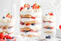 No-Bake Summer Berry and Ladyfinger Trifle Recipe
