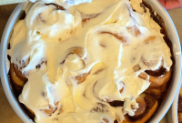 Homemade Gooey Cinnamon Rolls with Cream Cheese Frosting