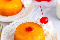 Mini Pineapple Upside-Down Cupcakes Recipe
