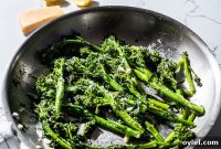 Garlic Parmesan Sauteed Broccolini