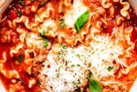 One-Pot Cheesy Lasagna Soup Recipe