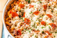 One-Pan Pizza Pasta Recipe: Cheesy Skillet Dinner