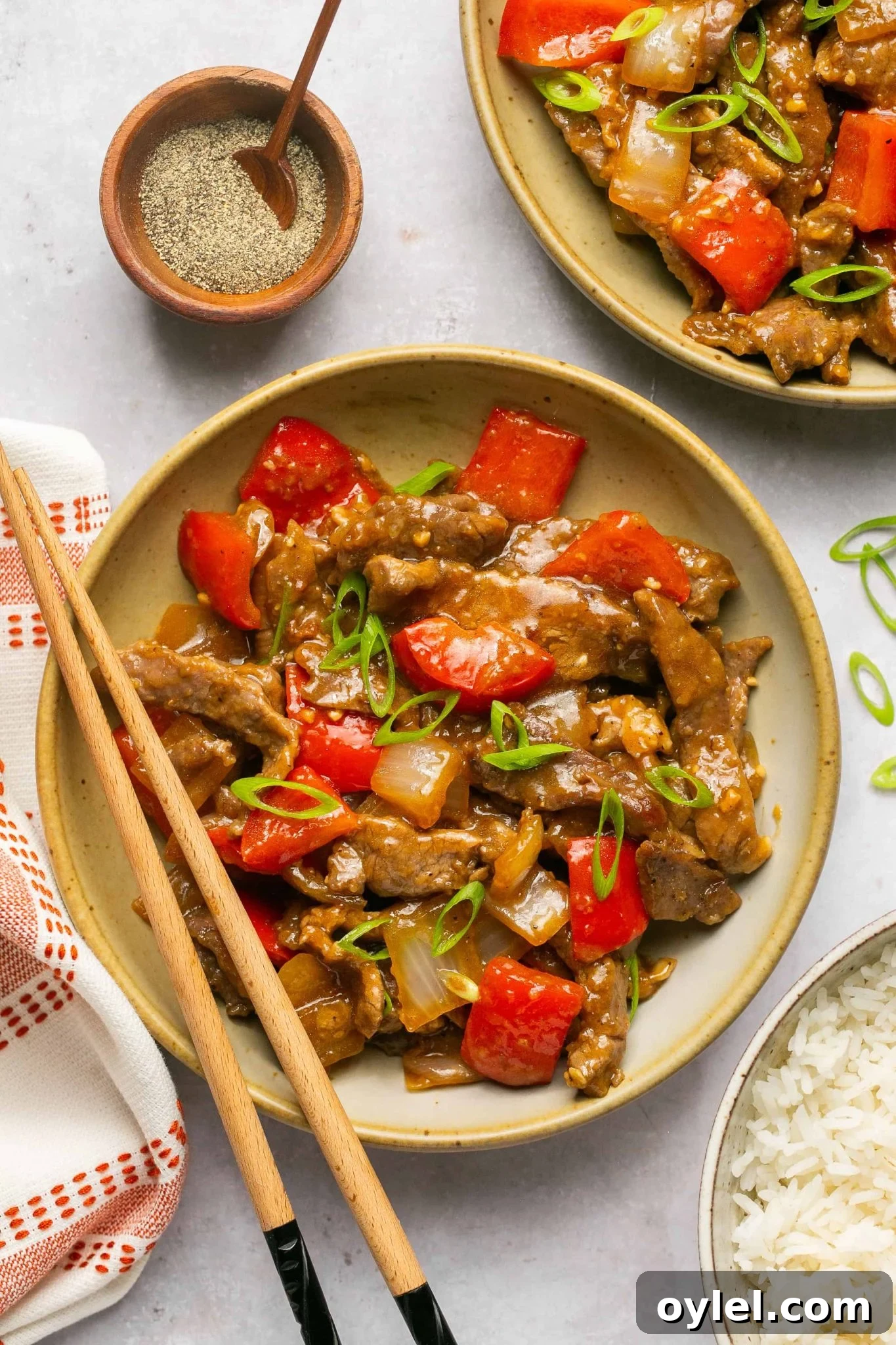 Black Pepper Beef 