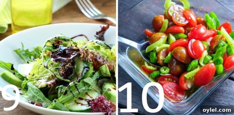 low calorie salad dressings 9 -10