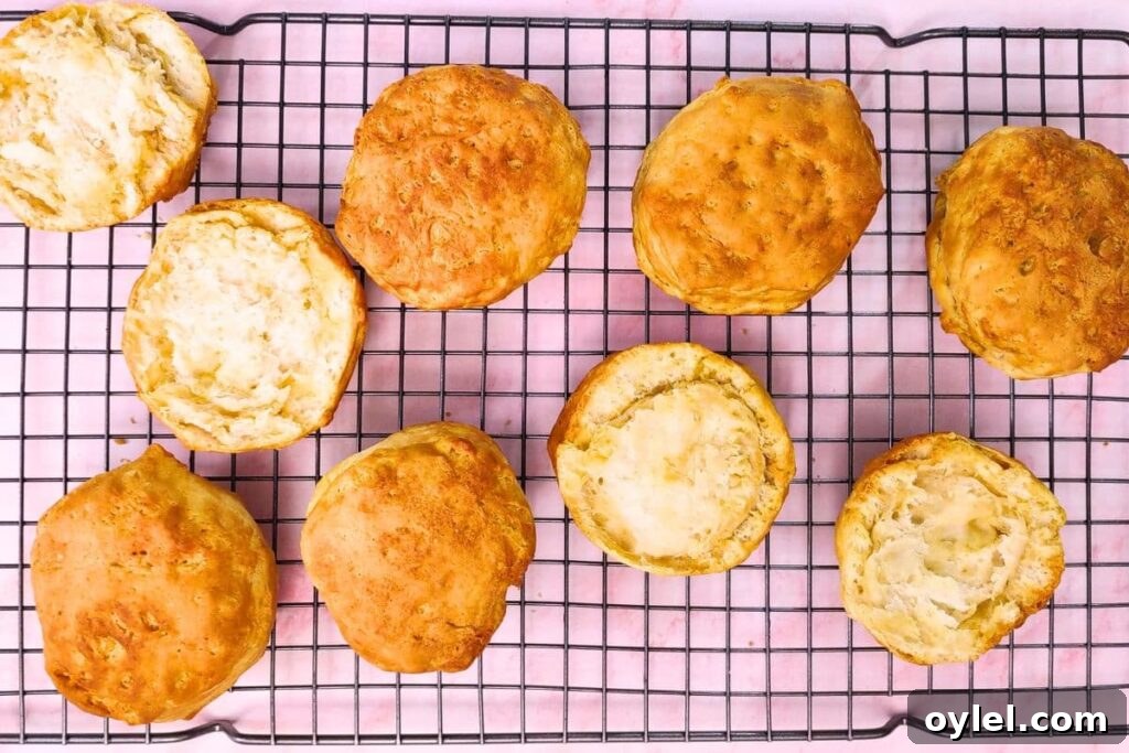 let shortcake biscuits cool on a wire rack