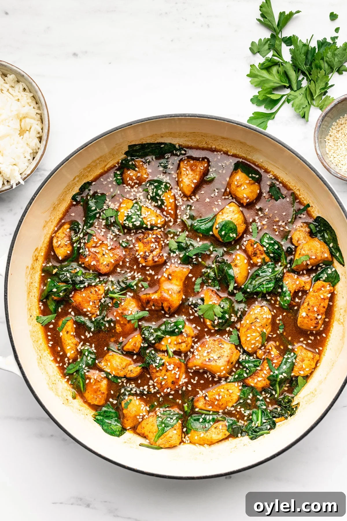 Creamy Mustard Skillet Chicken