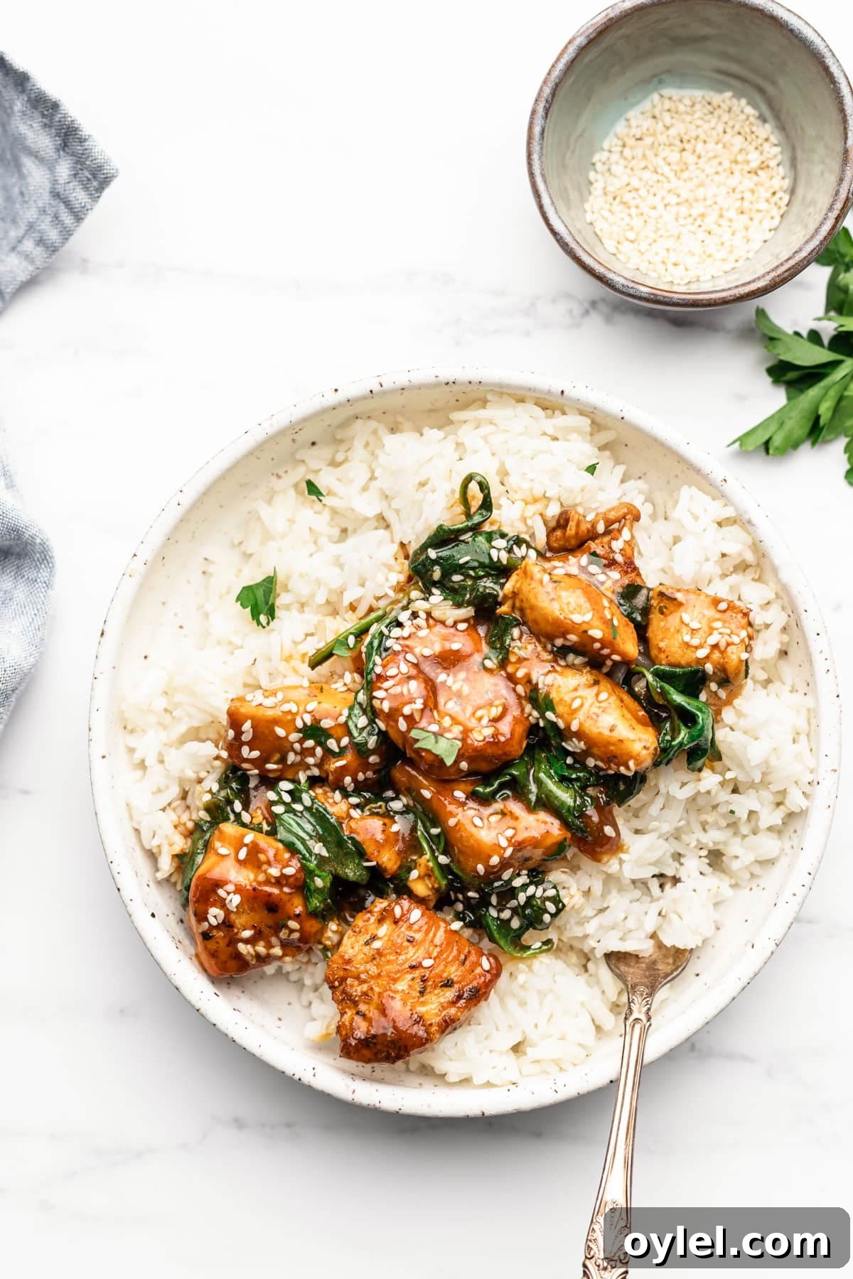 Skillet chicken with mustard sauce