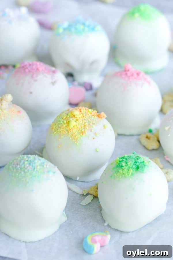 Lucky Charms Oreo Truffles
