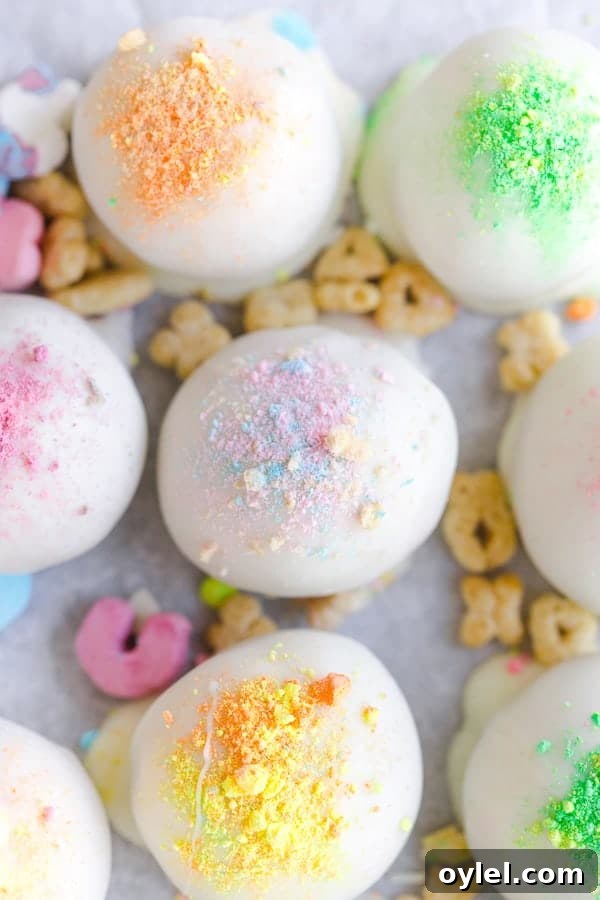 Lucky Charms Oreo Truffles