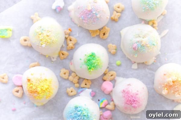Lucky Charms Oreo Truffles