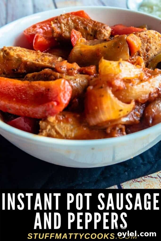 Instant Pot Sausage and Peppers Recipe 2 Sausage and Peppers in the Instant Pot Pressure Cooker