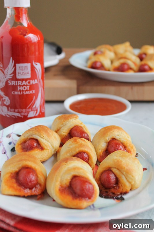 Pigs in a blanket with a kick