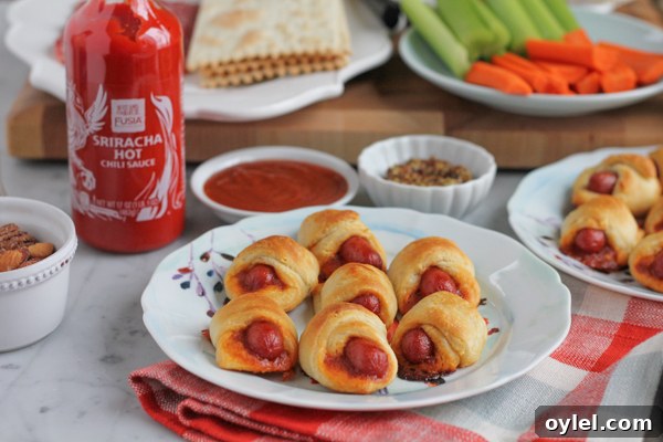 Pigs in a blanket closeup