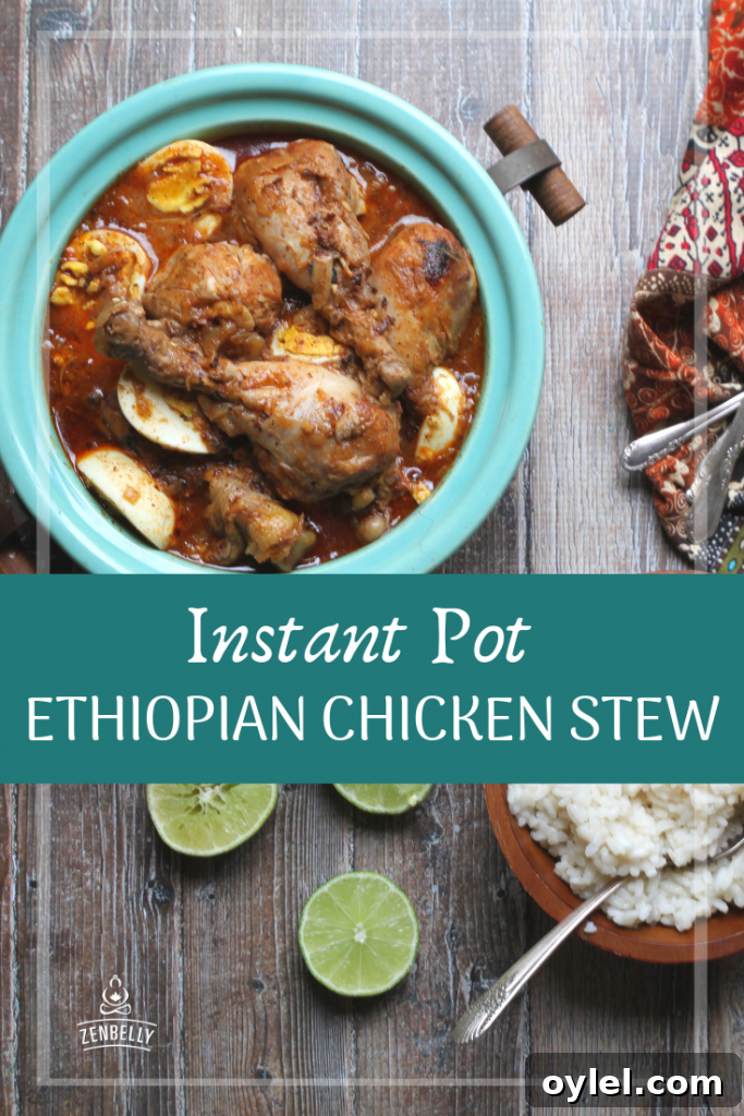 Instant Pot Doro Wat: Authentic Ethiopian Chicken Stew 2 instantpot ethiopian chicken stew