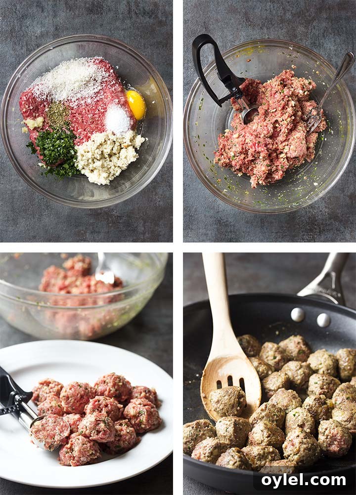 Step by step on how to make classic homemade meatballs. Step by step on how to make the recipe.