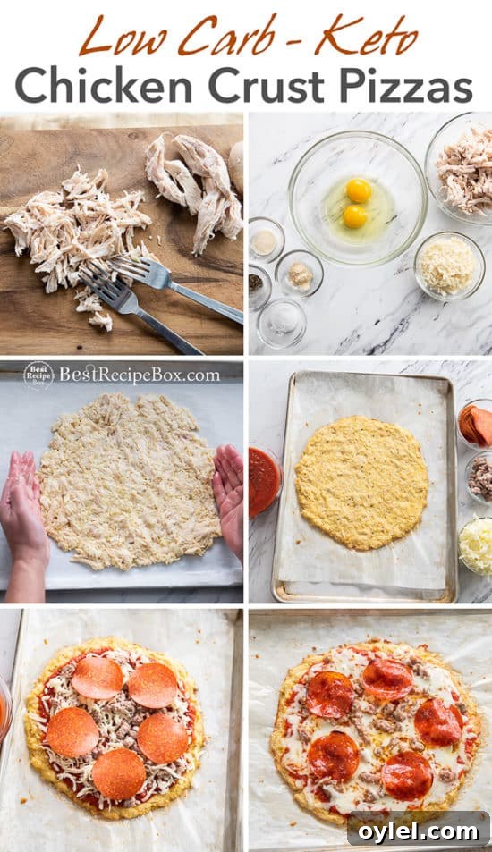 Chicken Crust Pizza step by step photos 