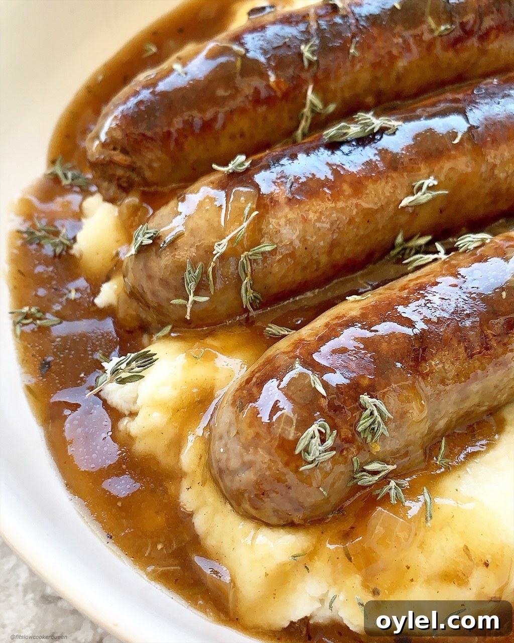 Slow CookerInstant Pot Bangers & Mash (Low-Carb, Paleo, Whole30)