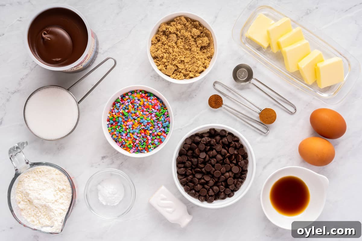 How to Make a Chocolate Chip Cookie Cake 15 ingredients for chocolate chip cookie cake