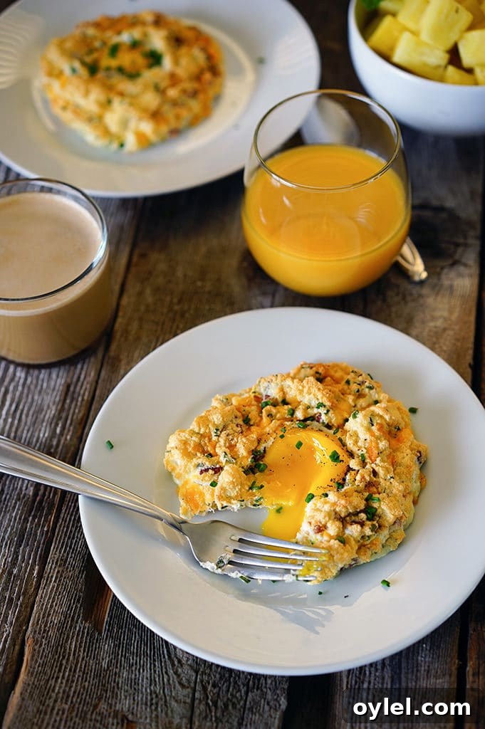 Fluffy Savory Cloud Eggs Recipe 6 Savory Egg Clouds. www.keviniscooking.com