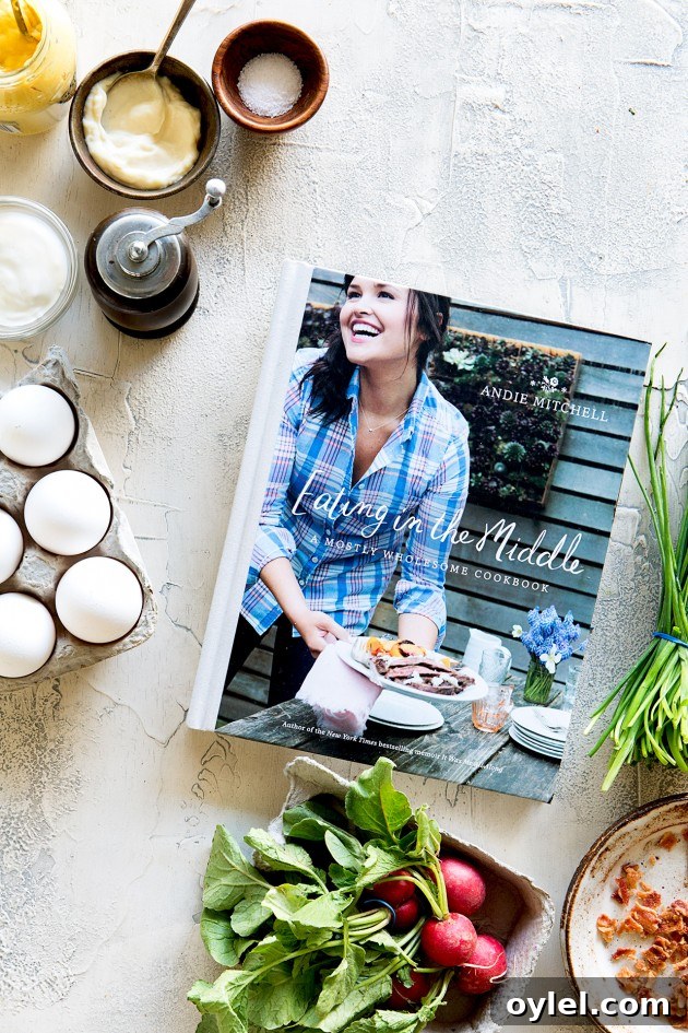 Creamy Breakfast Egg Salad with Chives 2 Eating in The Middle from Andie Mitchell | Bakers Royale