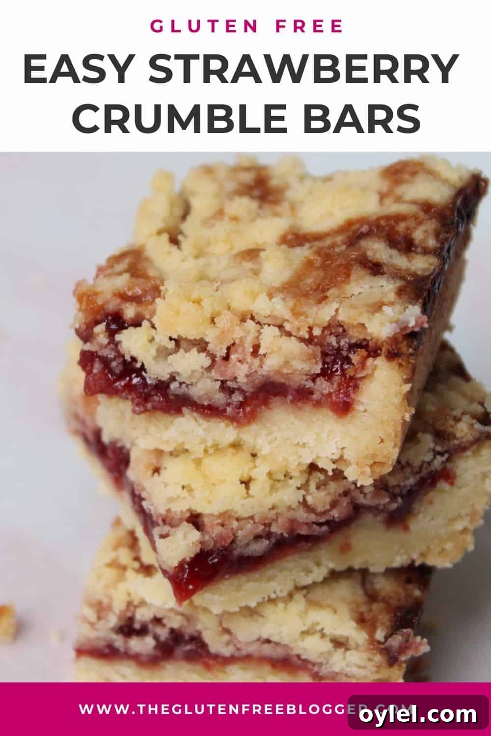 Gluten-Free Strawberry Crumble Bars Recipe 8 Gluten free strawberry crumble bars baking
