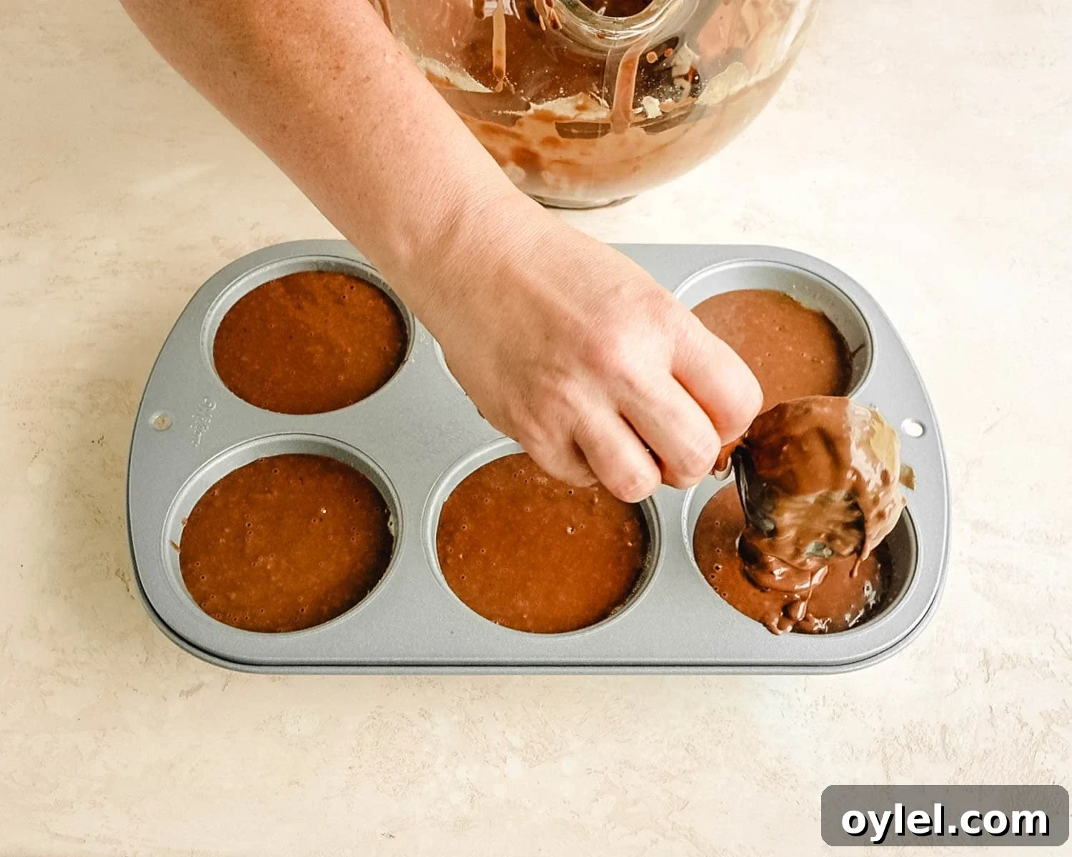 Fill muffin cups to the top for tall muffins.