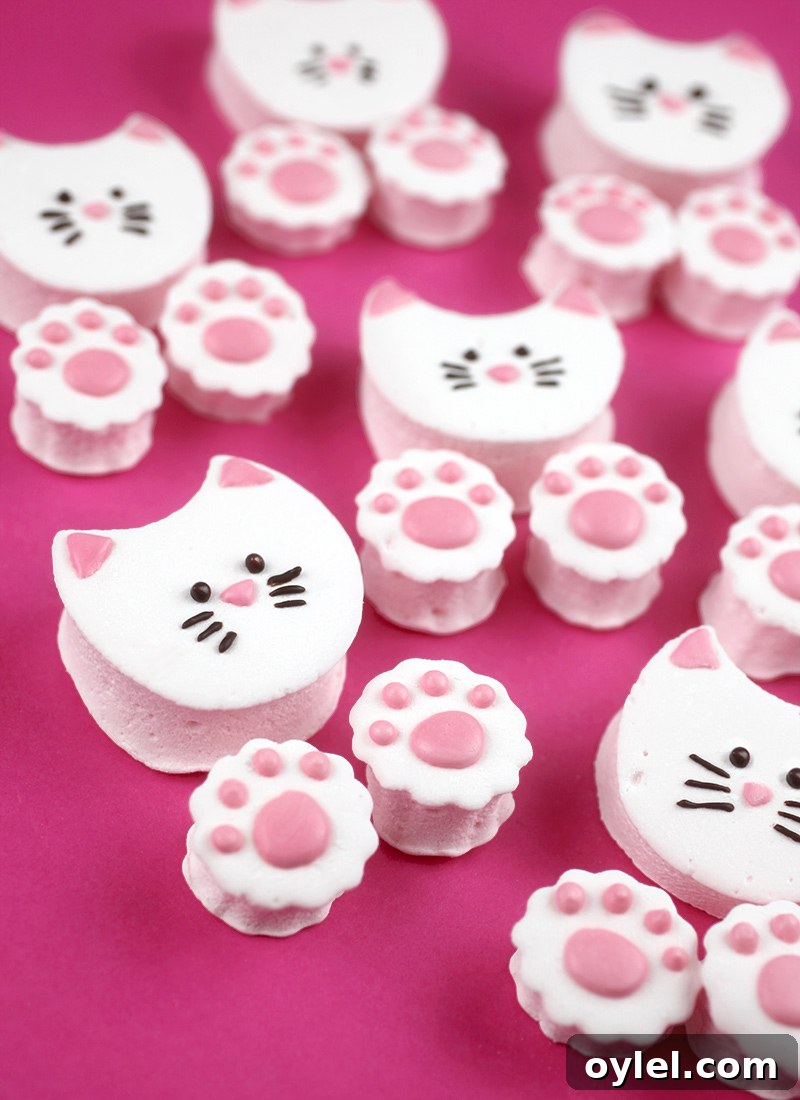 Meowmallows: Cute Cat-Shaped Marshmallows for Parties 2 Kitty Marshmallows
