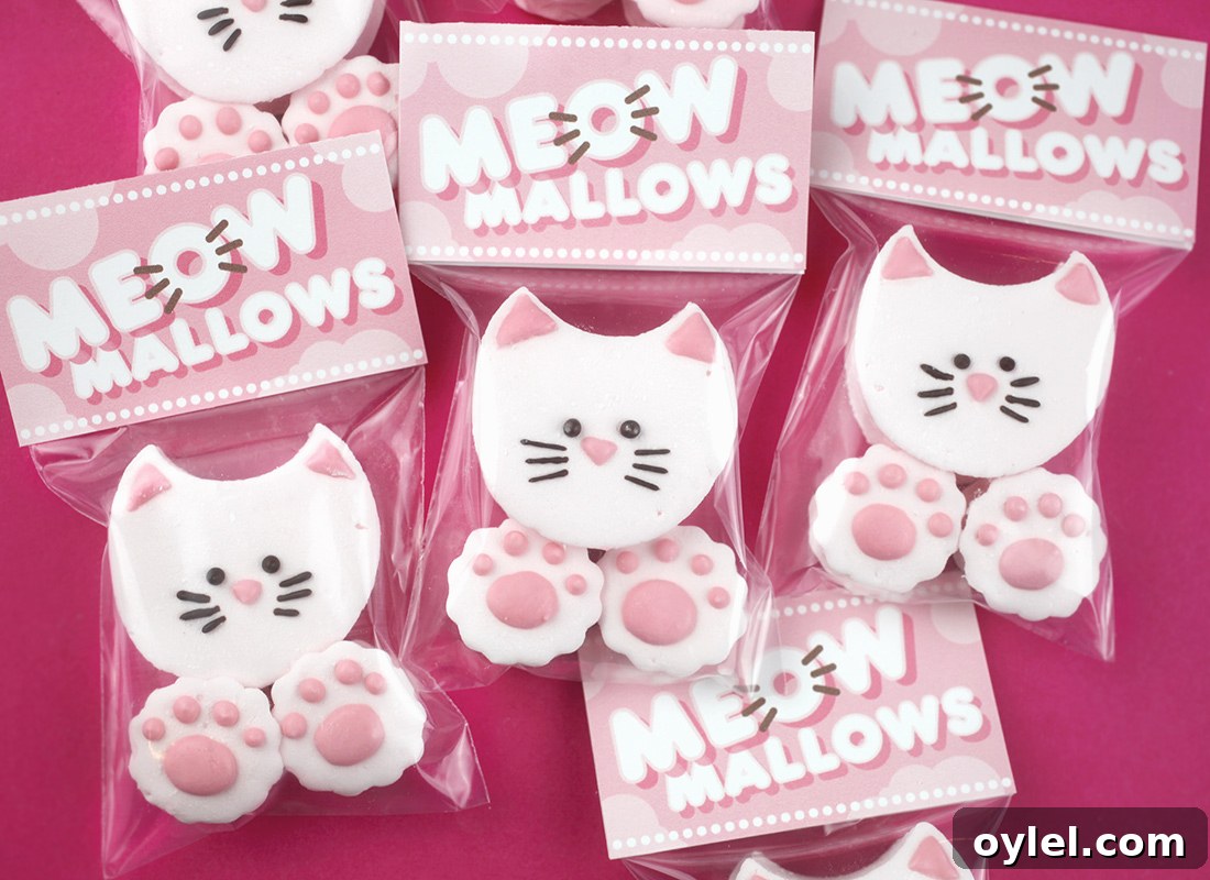Meowmallows: Cute Cat-Shaped Marshmallows for Parties 11 Meowmallows
