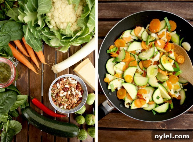 This hearty and well-balanced vegan minestrone soup is packed with seasonal vegetables, beans, lentils and whole grains. Use any veggies you have on hand!