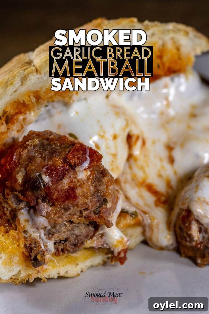 Smoked Meatball Sub Recipe: Smoky Italian Sandwich 2 How to make smoked Italian meatballs and the best meatball sandwich you've ever tasted. Smoked meatball sandwich - made on a Traeger, this meatball sub on a loaf of buttery garlic bread is a must try. #smokedfood #comfortfood
