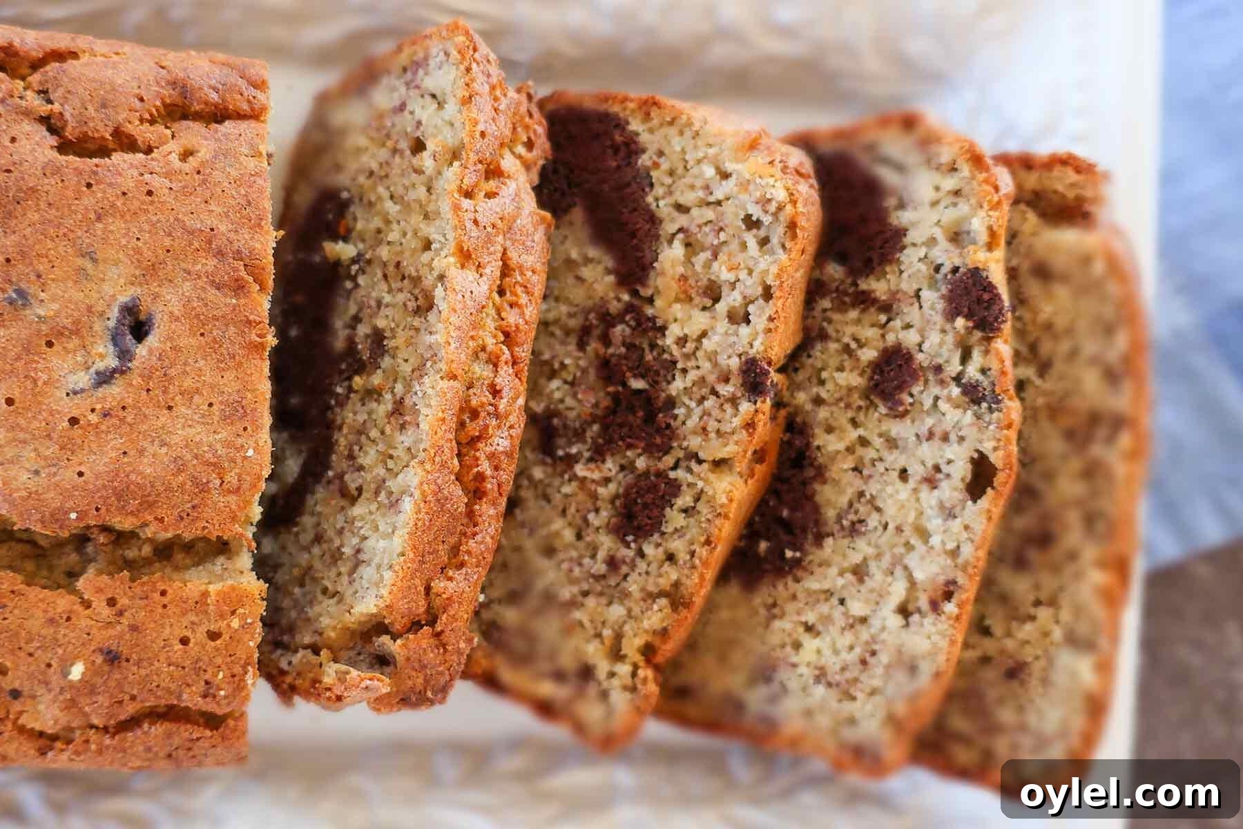 7 Gluten-Free Banana Bread Recipes You Will Love 2 sliced marbled banana bread