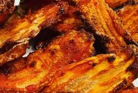 Crispy Carrot Bacon Chips in Instant Pot Air Fryer Lid