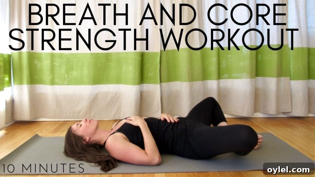 10-Minute Breathwork and Core Strength Workout Video 2 10 minute breath and core strength workout video