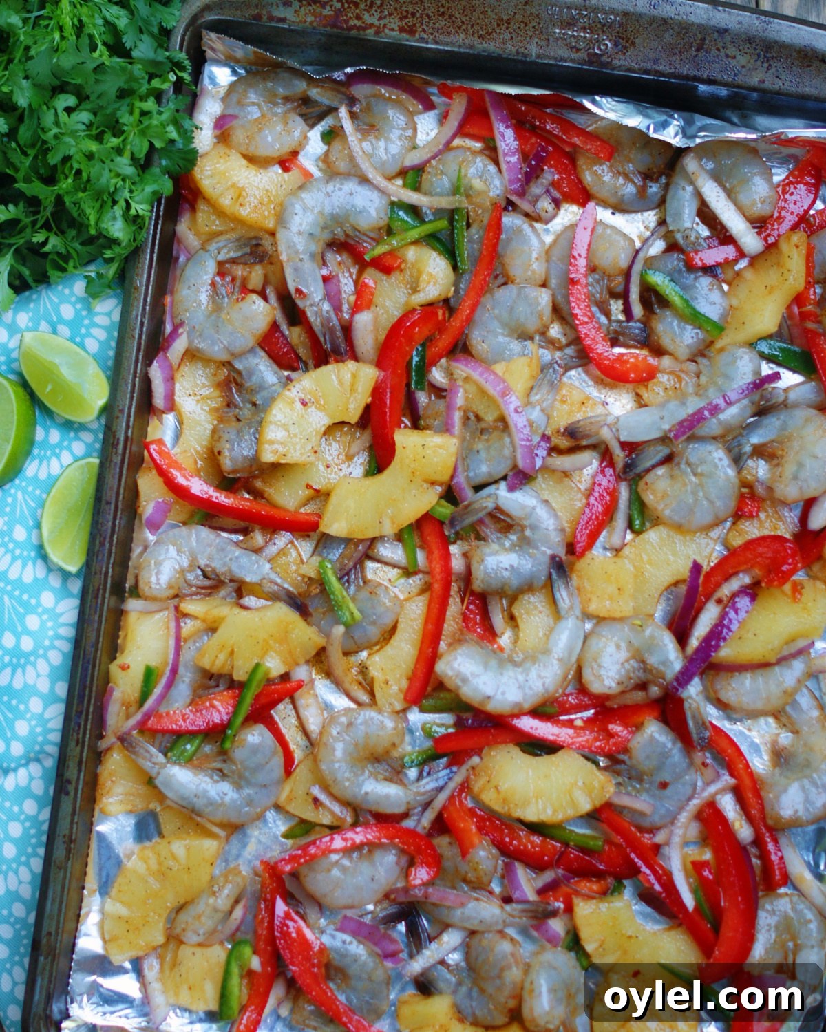 how to make an easy sheet pan shrimp dinner.